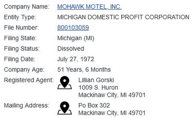 Mohawk Motel (Mohawk Motor Court) - Mohawk Motel Bizopedia Entry
